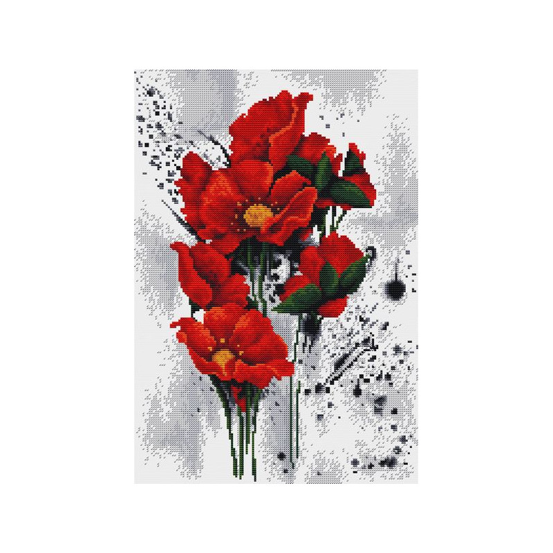 Kit de broderie Les coquelicots Kit de broderie Les coquelicots