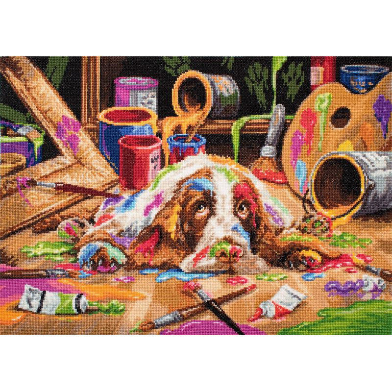 Kit de broderie Chiot Picasso