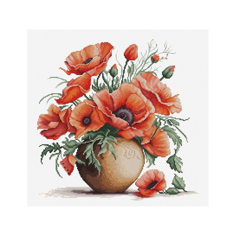 Kit de broderie Rubis d'été Kit de broderie Rubis d'été