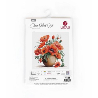 Luca-S Embroidery kit Summer Rubies