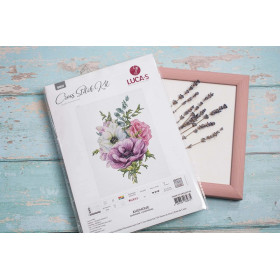 Kit de broderie Anémones Kit de broderie Anémones