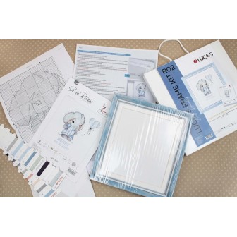 Luca-S Embroidery kit Baby boy