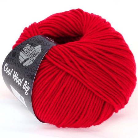 Lana Grossa Cool Wool Big karmijnrood 0648