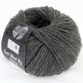 Lana Grossa Cool Wool Big Mélange Donkergrijs 0617