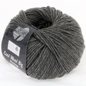 Cool Wool Big Mélange Donkergrijs gemeleerd 0617