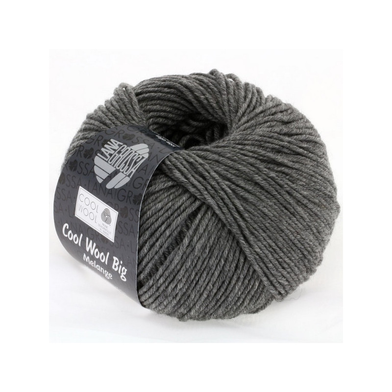 Cool Wool Big Mélange Donkergrijs 0617