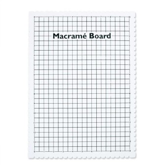 Macramé bord 18,5 x 26,5 cm