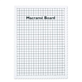 Planche macramé 18,5 x 26,5 cm