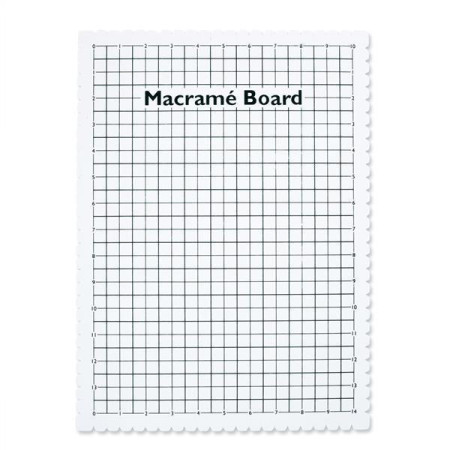 Macramé bord 18,5 x 26,5 cm
