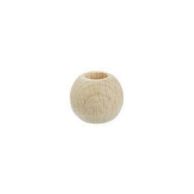 Makramee perlen 15 mm holz