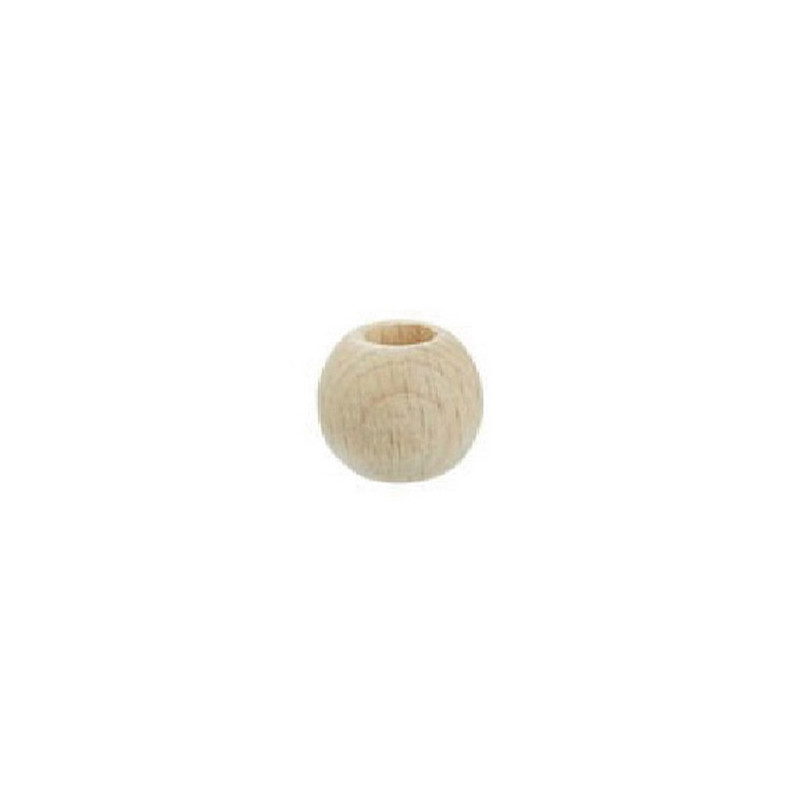 Houten macramé kralen 15 mm