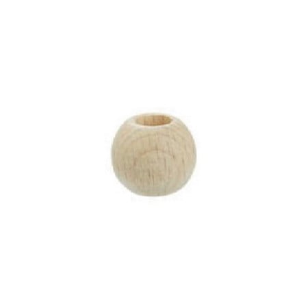 Makramee perlen 15 mm holz