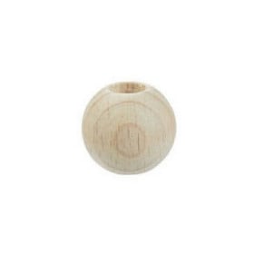 Makramee perlen 20 mm holz