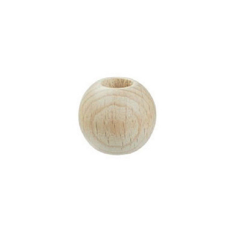 Perles de macramé en bois 25 mm