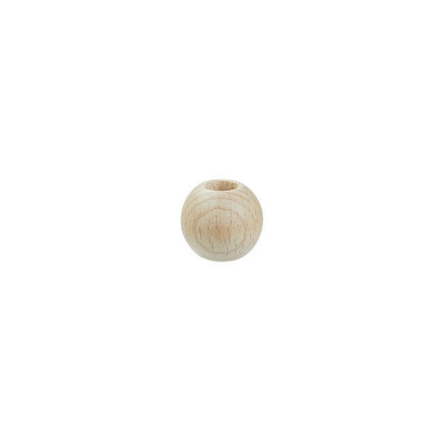 Perles de macramé en bois 25 mm