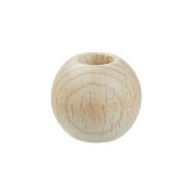 Houten macramé kralen 30 mm