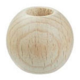 Makramee perlen 40 mm holz
