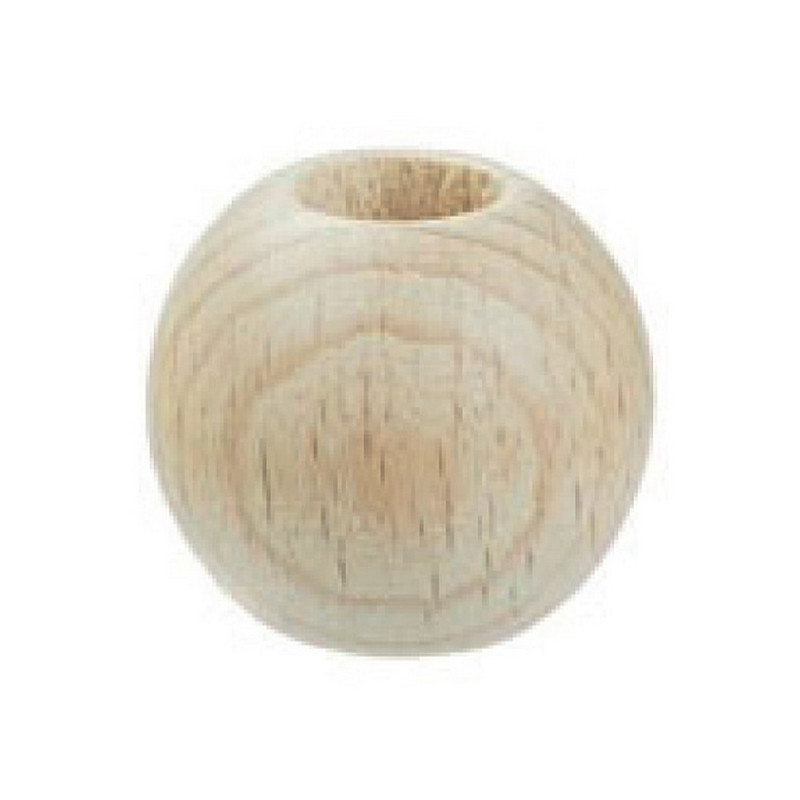 Perles de macramé en bois 40 mm