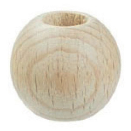 Houten macramé kralen 40 mm