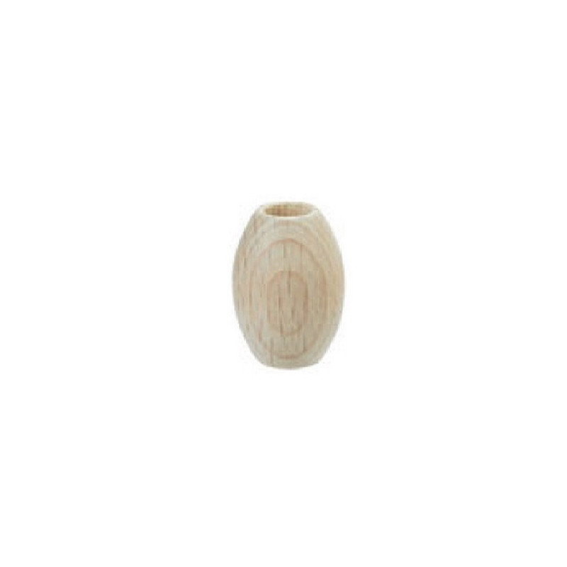 Makramee perlen Oval 14 x 21 mm holz