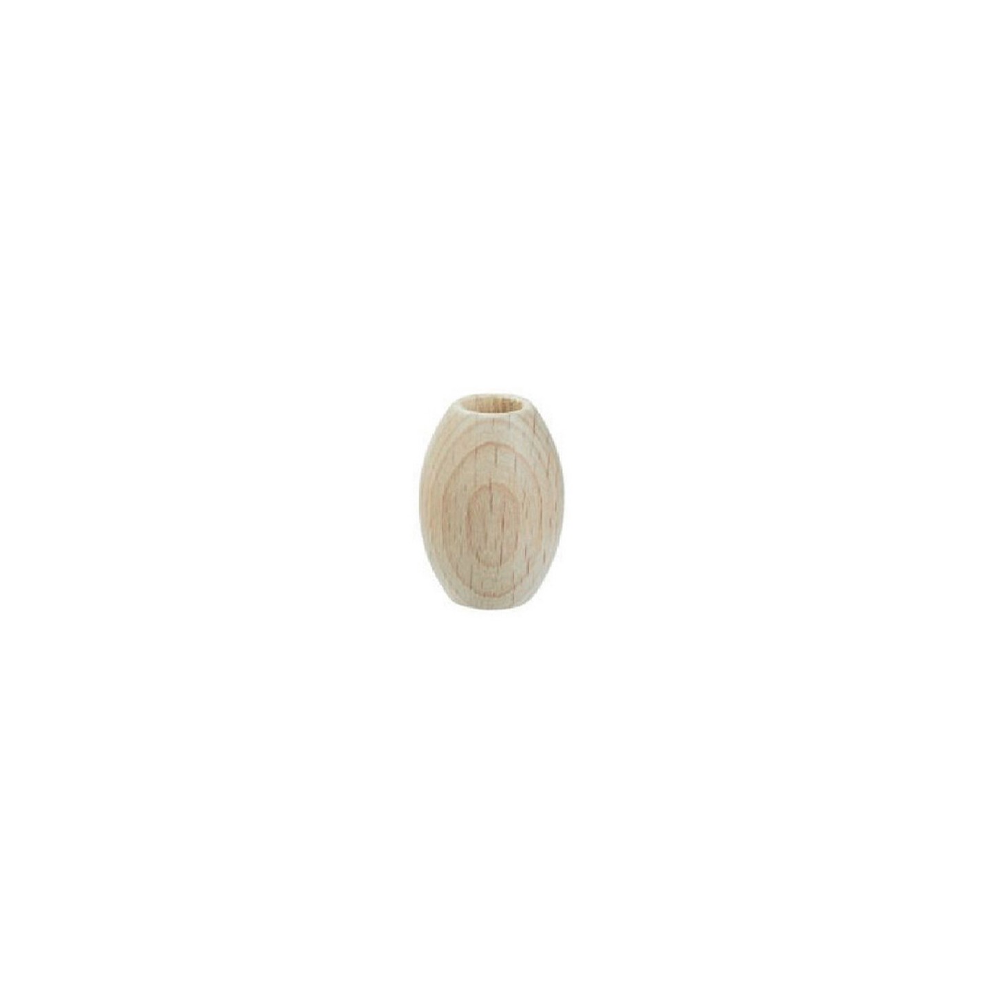 Perles de macramé en bois ovale 20 x 30 mm