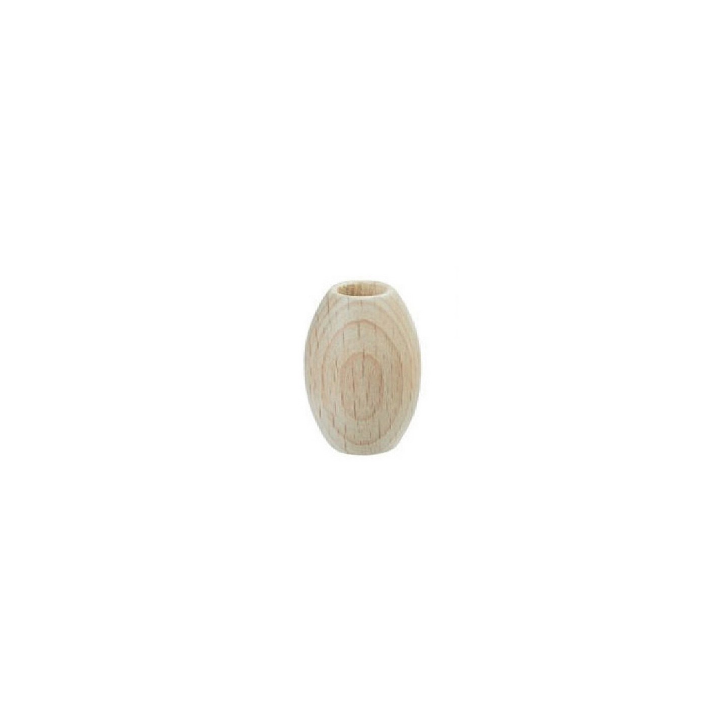 Houten macramé kralen ovaal 22 x 30 mm