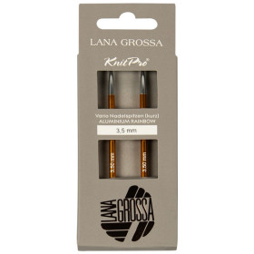 Lana Grossa Vario Rainbow kort rondbreinaald punten 3,5 mm