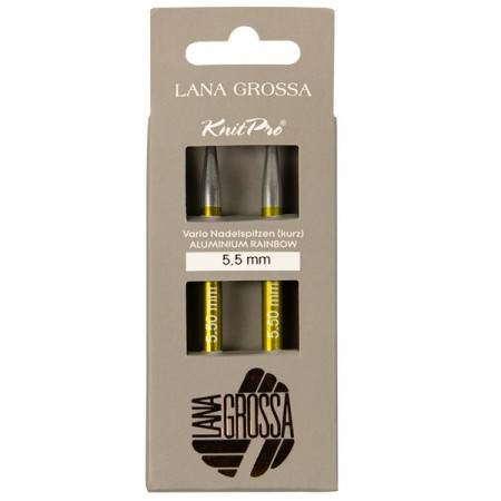Lana Grossa Vario Rainbow short interchangeable circular needles 5,5 mm