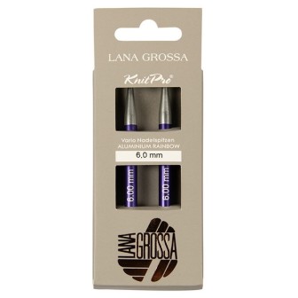 Lana Grossa Vario Rainbow short interchangeable circular needles 6 mm