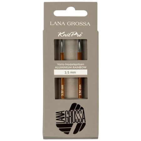 Lana Grossa Vario Rainbow rondbreinaald punten 3,5 mm