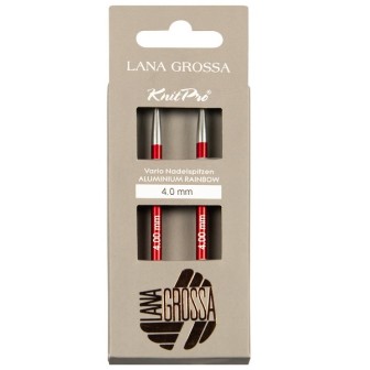 Lana Grossa Vario Rainbow rondbreinaald punten 4 mm