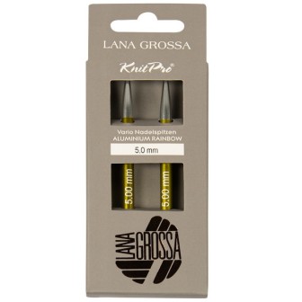 Lana Grossa Vario Rainbow rondbreinaald punten 5 mm