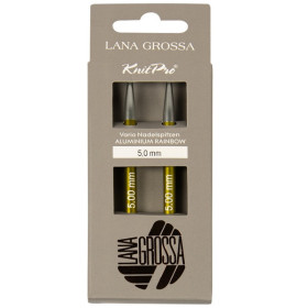 Lana Grossa Vario Rainbow interchangeable circular needles 5 mm