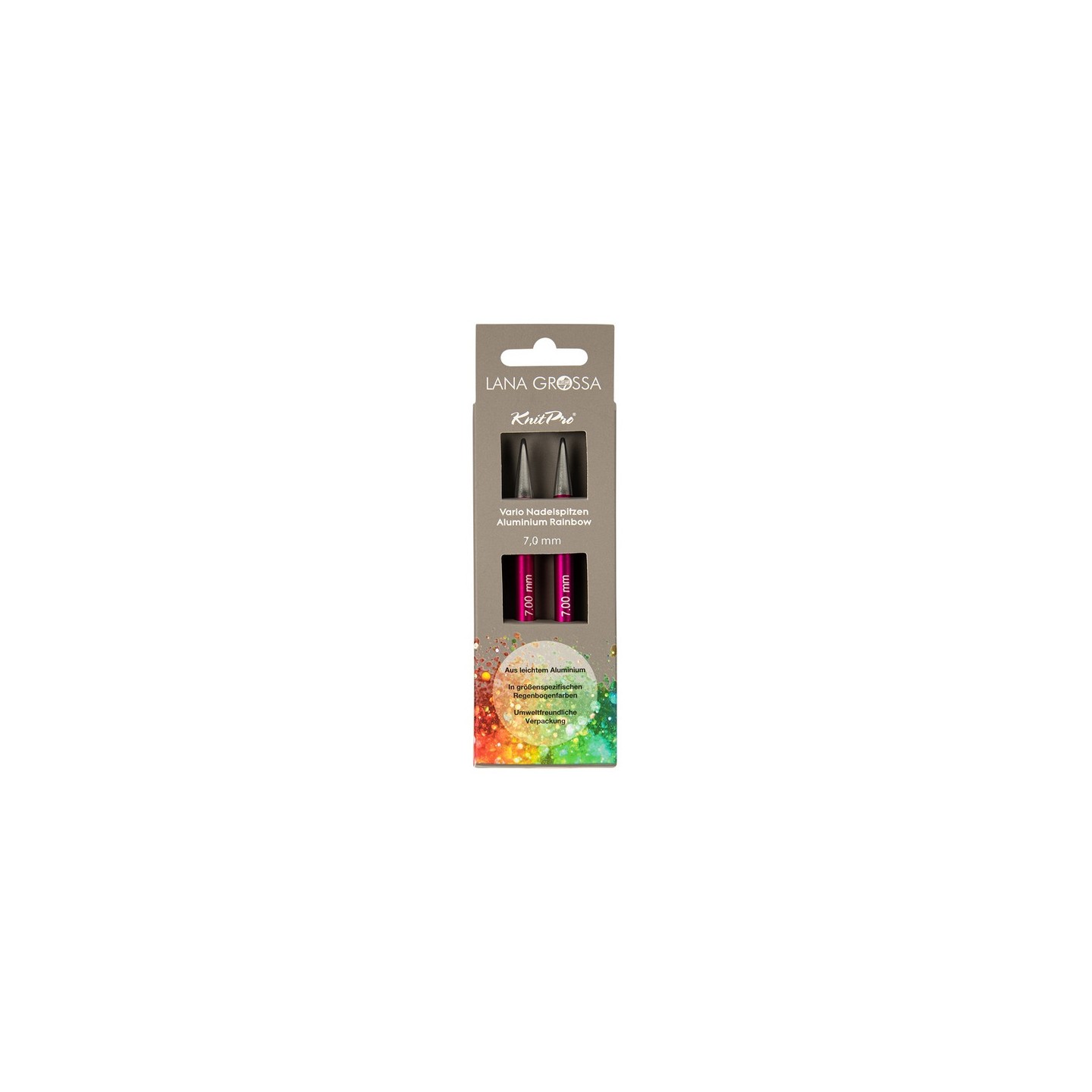Lana Grossa Vario Rainbow austauschbare Rundstricknadel 7 mm
