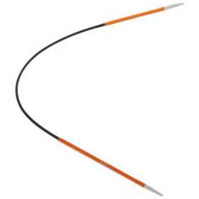 Rainbow asymetrische rondbreinaald 2 mm 