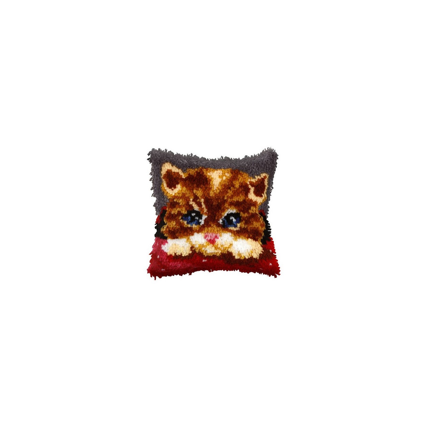 Kit coussin au point noué chat nr 4056
