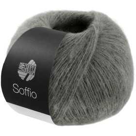 Lana Grossa Soffio 014 Dark grey