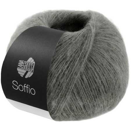 Lana Grossa Soffio 014 Dark grey