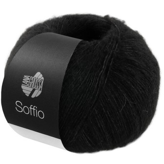 Lana Grossa Soffio 020 Noir