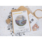 Embroidery kit The silence