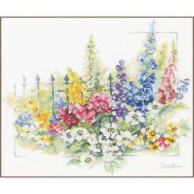 Borduurpakket Bloemen explosie