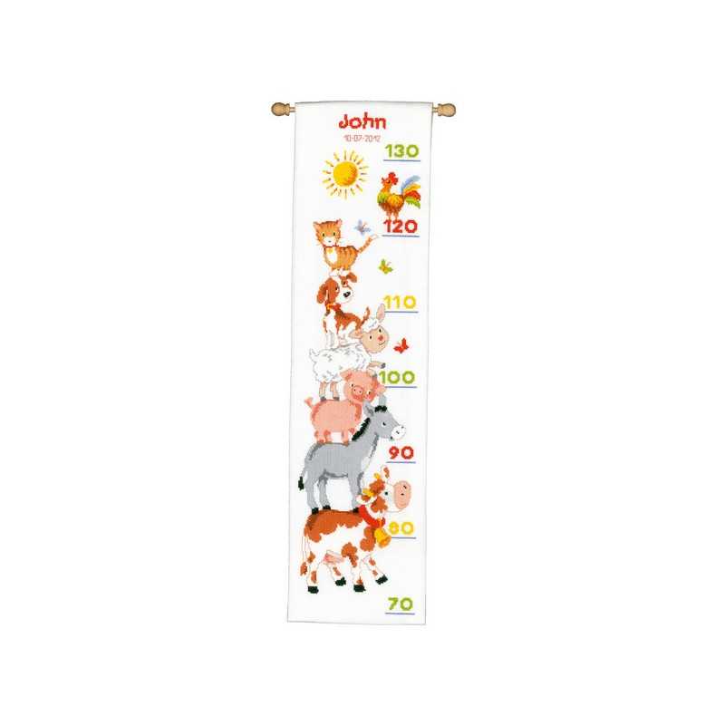 Kit de broderie Les animaux de ferme 