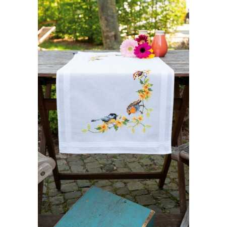 Kit chemin de table Oiseaux chanteurs