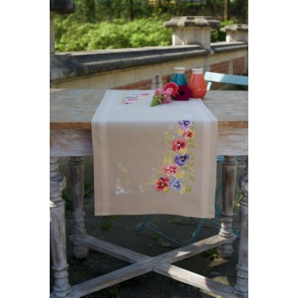 Table runner kit Violets