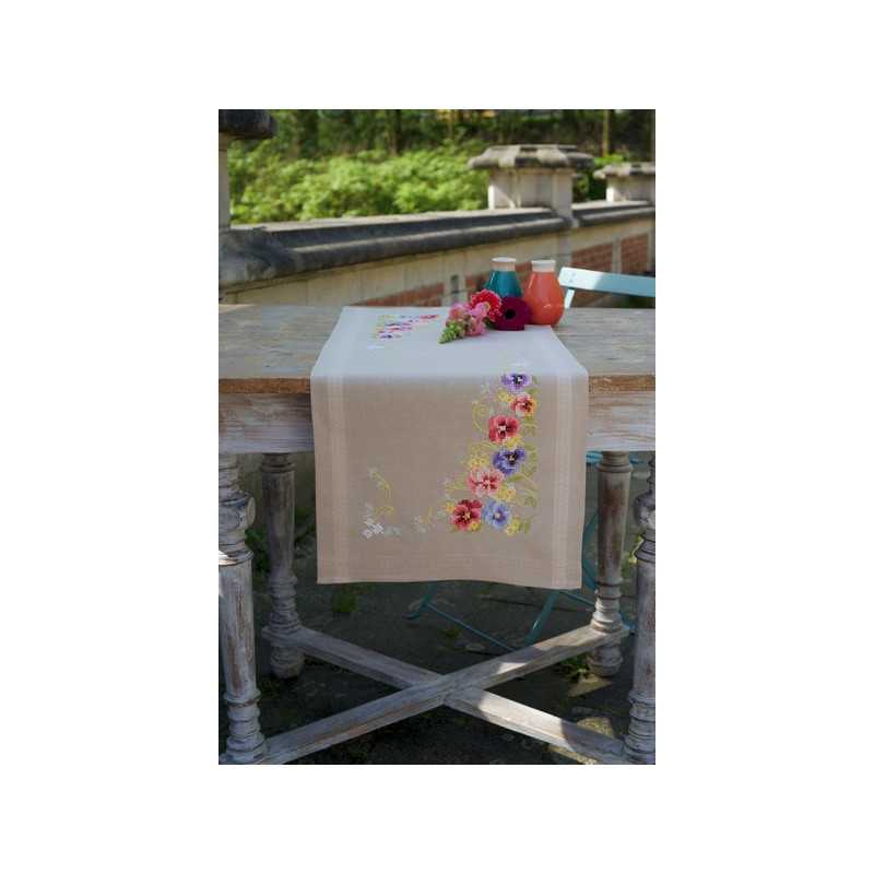 Kit chemin de table Violets