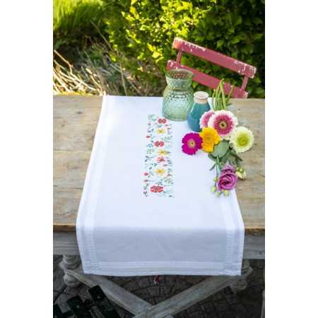 Kit chemin de table Fleurs fraîches
