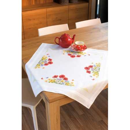 Bedruckte Deckepackung Frühling blumen