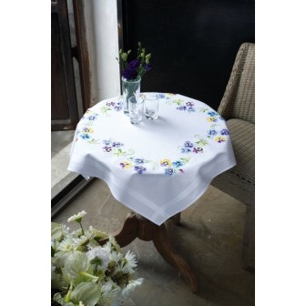 Tafelkleed kit Viooltjes