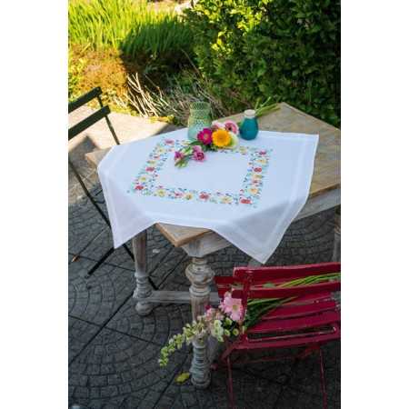 Tafelkleed kit Frisse bloempjes