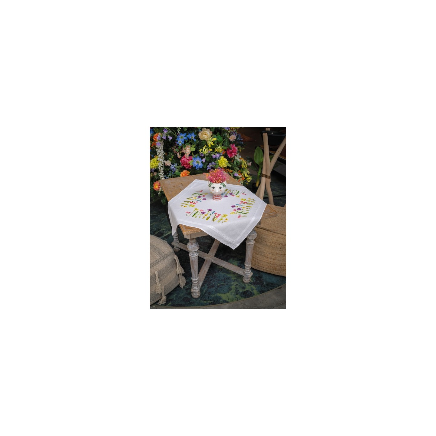 Kit nappe Fleurs de printemps